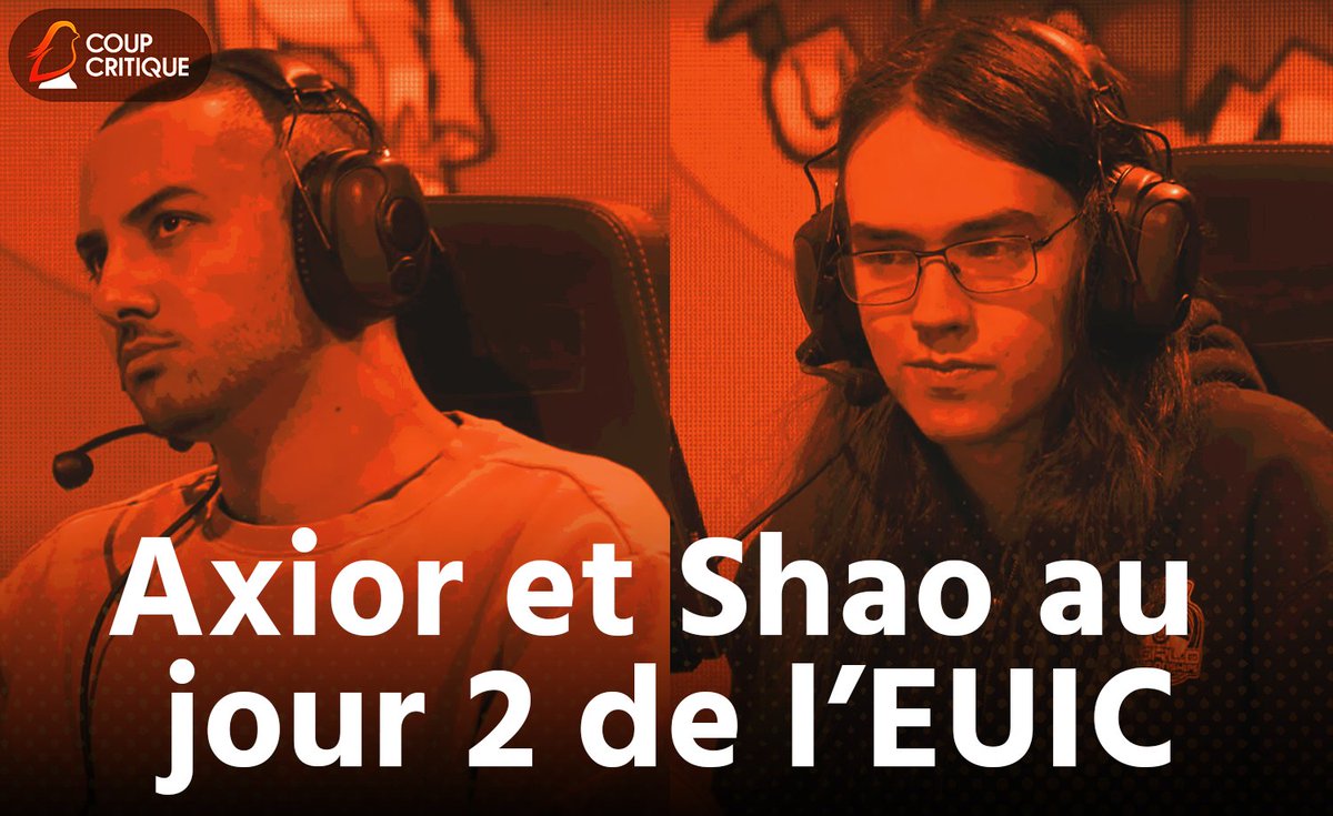 👀 Sur les 39 français inscrits, seuls Adam '@Shao_VG' Cherfaoui, en 7/2, et Aurélien 'Axior' Soula en 8/1 se qualifient au jour 2 de l'#EUIC2024 ! À suivre demain donc ✨