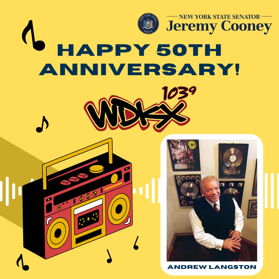 24 hours a day, seven days a week, 50 years. Happy Anniversary to @1039WDKX, founded by the legendary Andrew Langston.🎙️