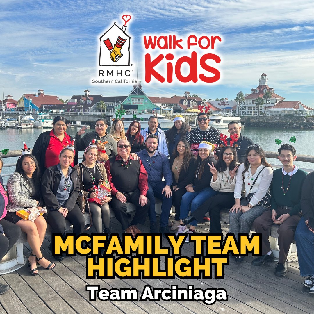 We are happy to welcome back our McDonalds Franchisees partners, Team Lead the WEH, Team Ti Chang, Team Arciniaga to Walk for Kids👟 this year! Thank you for your long standing support and generosity to LARMH over the past decades! We can’t wait to see you at #WalkforKids 🎉🏡