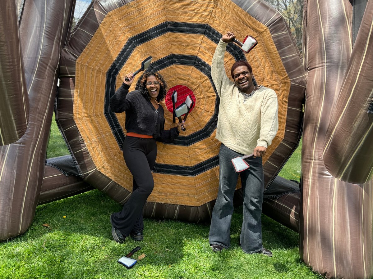 It was a fun Friday here at Greensboro College today! 😎 Thank you to all of the incoming students & families who joined us (reminder, our last Open House is 4/27), and for all of the students, faculty, and staff who joined us outside for a great day of games 🏀🪓💨