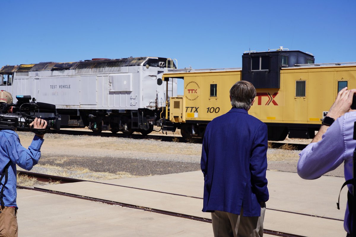 Rail isn’t just our past, it’s our present and future. Toured the Transportation Technology Center in Pueblo to talk about the forefront of rail safety tech and how to prevent derailments like the one Pueblo saw recently.