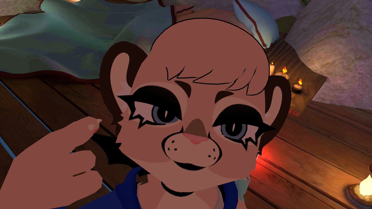 Vrchat model Lari completed 
- She also has bat wings 
Made by <a href="/VRArt1/">V--R 🐗❤️ VTUBER / VRCHAT COMMISSIONS OPEN</a> 
#VRChat #furryfandom #furrycommunity