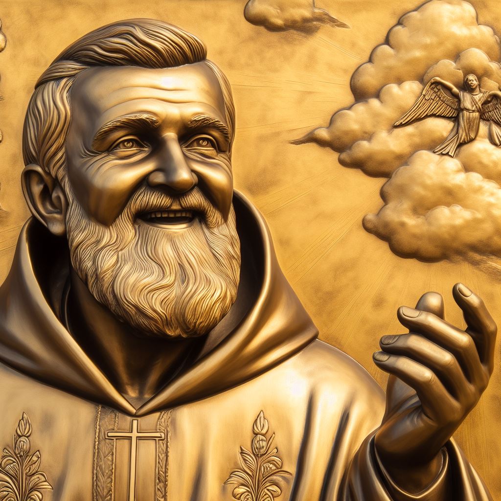 MedievalAIArt's tweet photo. St. Padre Pio, ora pro nobis

#medievalart #medieval #aiart #christianart #catholicart #byzantine #byzantineart #CatholicTwitter #Catholic #CatholicChurch #PadrePio https://t.co/VHacS6xylD