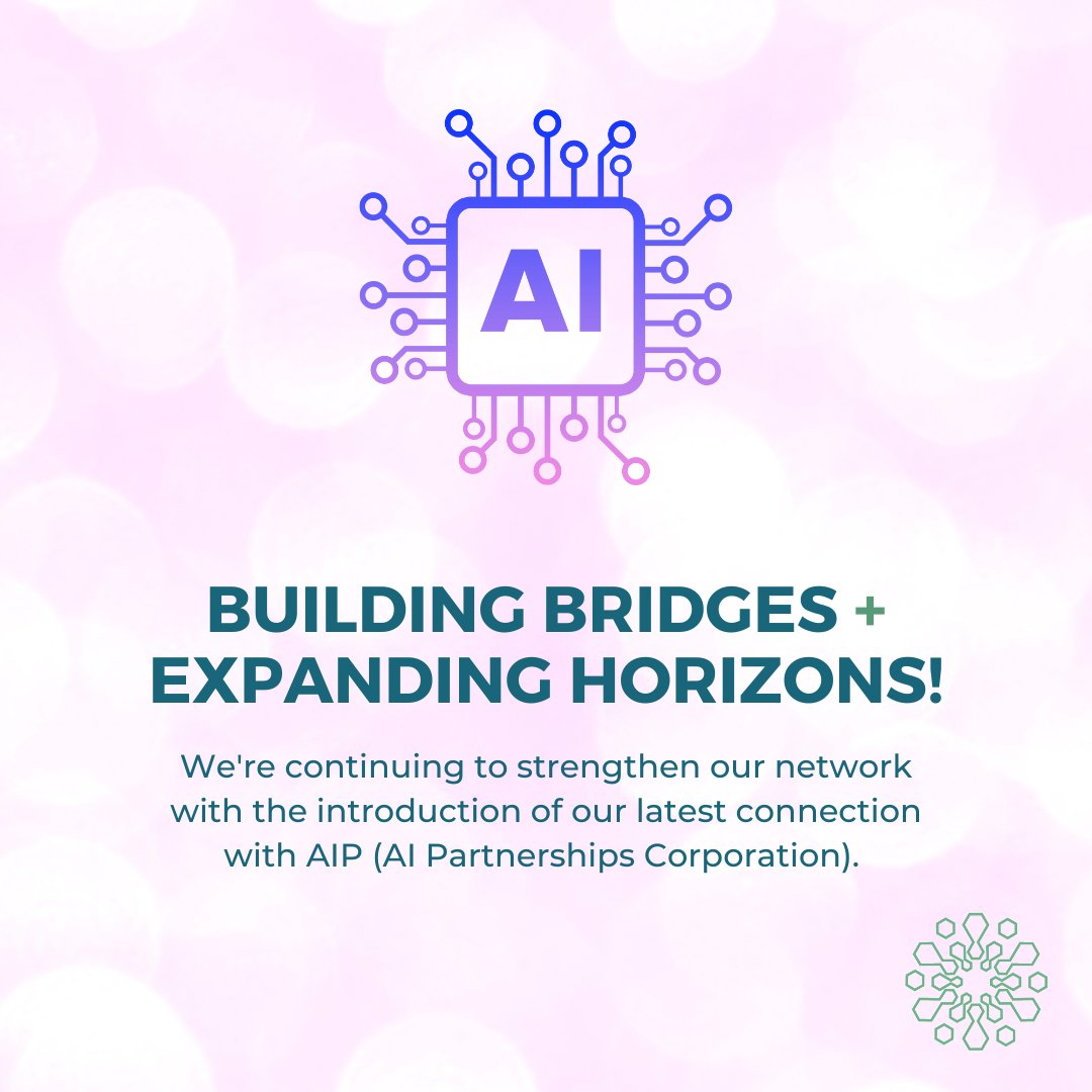 We're continuing to strengthen our network! Introducing our latest connection with @AIPartnerships! Our CEO, Sherry Shannon-Vanstone, stepped into a new role on AIP's Advisory Board, reinforcing our commitment to driving innovation and collaboration in the AI ecosystem. #AI #AIP