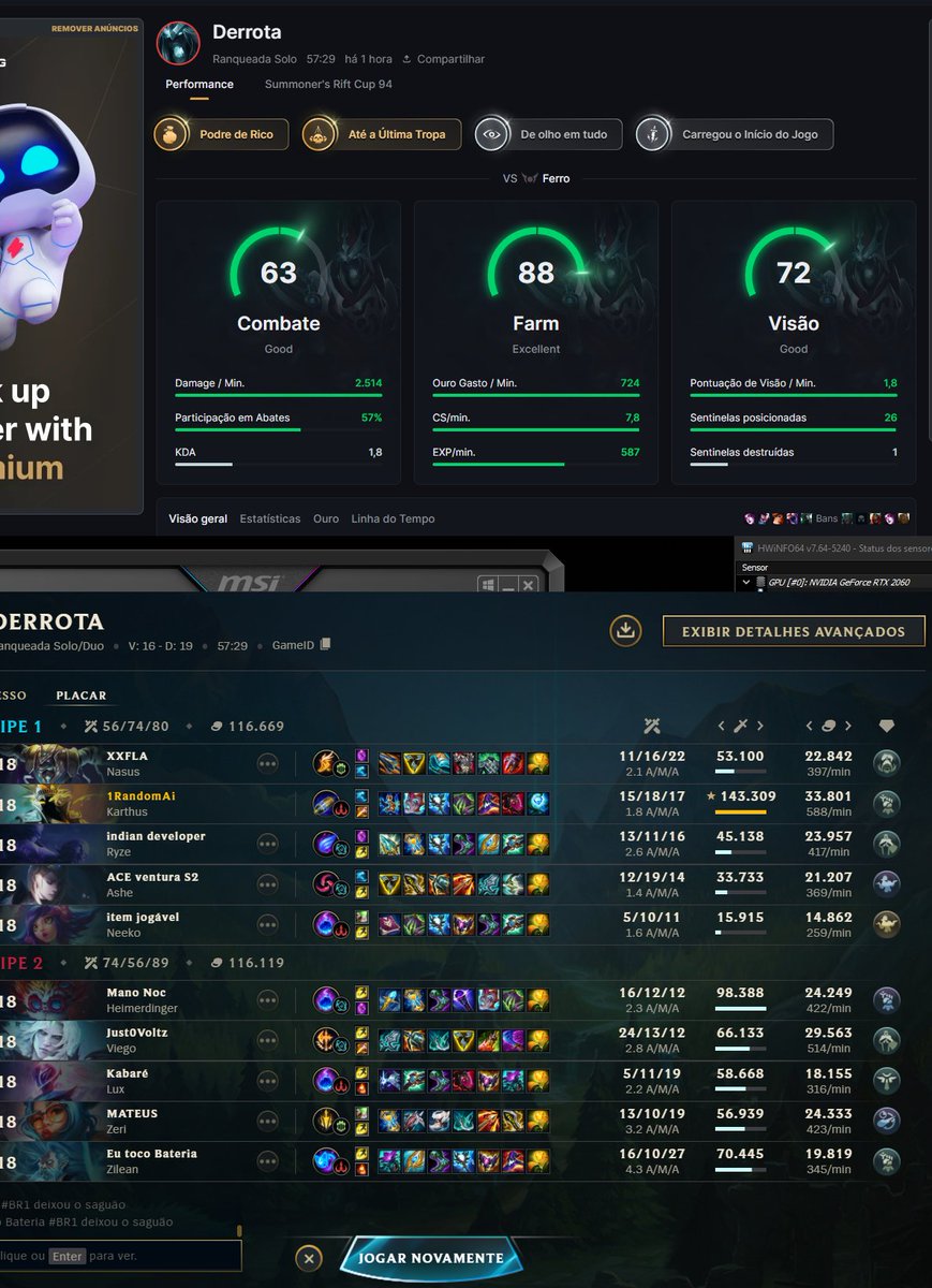 Loui_Gean's tweet photo. Como que muda de Elo assim... #jovirone #yoda #kamicat #yetz #LoL #riot https://t.co/WyjnC2CSdH
