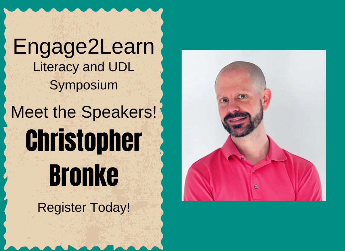 Meet the #Engage2Learn Speakers! Dr. Christopher Bronke brings a wealth of classroom and leadership experience to this professional learning while empowering participants to reflect deeply upon their own practice. Learn more and register today! gwaea.org/Engage2Learn . #IAedChat