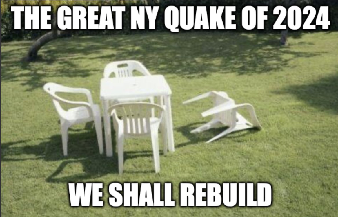 Solidarity with New York from the Cascade Subduction Zone during this trying time. Our thoughts and prayers are with you. 

Justice for Win Rozario.

#earthquake #earthquakenyc #rookies #concretejungle #yourpizzasucks #seattle #winRozario