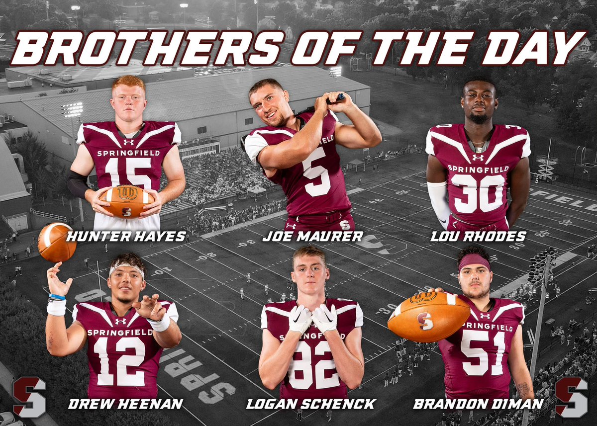 Congratulations to Hunter, Joe, Lou, Drew, Logan, and Brandon for EARNING Brothers of The Day for our practice yesterday‼️ These guys gave 100% every single rep and set the standard for the rest of TEAM 134‼️🔻 #BOTD #LTBR