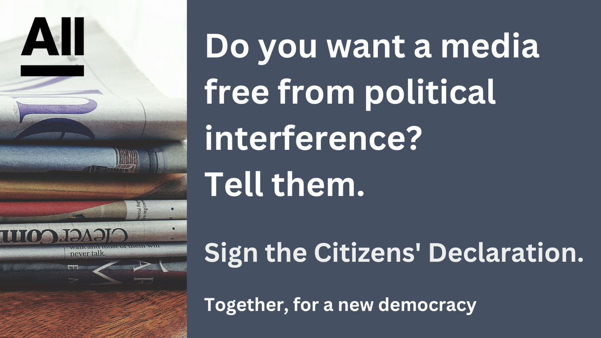 No more spin. No more 'alternative facts'. We need media we can rely on. #BeACitizen #YouDeserveBetter alliancenow.uk/home/citizens/…