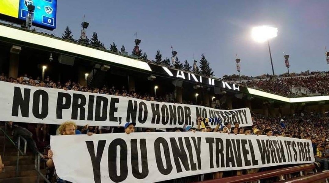 The only thing more pathetic than a club having to pay $100K to convince their 'supporters' to travel across town (LOL) to support their team in a rivalry match is to call yourself a 'supporter' and accept that. Like many times in the past: no principles, no honor, no shame. 🤑🤡