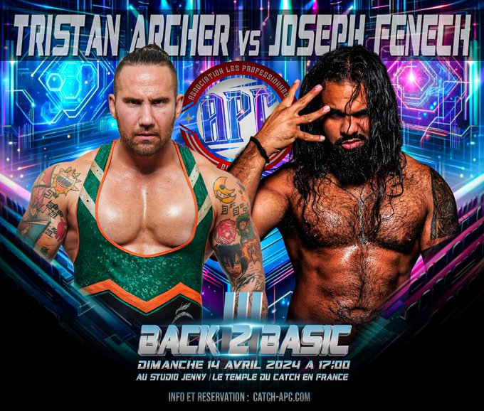 global_catch's tweet image. [Carte] Du show @APCcatch #Back2Basic 3 du 14 Avril:

- @TristanArcher vs @SenzaVoltoReal 
- @Aigleblanclucha vs @BalzacGeorges 
- MxM composé de @GREATBLACKOTAKU et
@suavemansoor vs @Kurothekidd et @RavageCatchFr