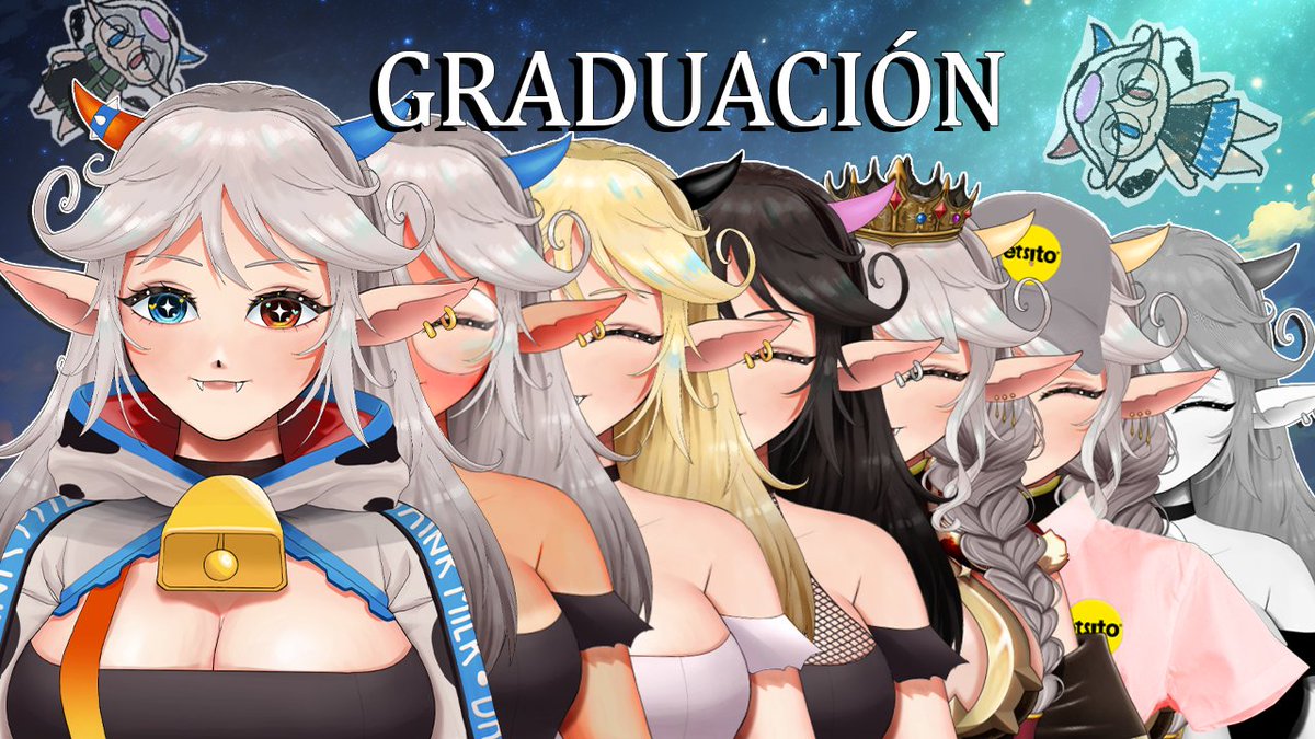 Buenas tardes.
Les dejo la sala de espera para mi stream de graduación mañana 🖤👑.
🔴youtube.com/live/qWdDRgM_J…