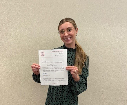 TAMUCCCOE's tweet photo. Corpus Christi ISD Human Resources members came to campus today to offer letters of commitment to TAMU-CC clinical teachers. Pictured are Mary Keene and Michelle Millikan, two of the clinical teachers signing on to teach with the district. 🤙
#WeTeachTexas https://t.co/nMmmyDaNRF