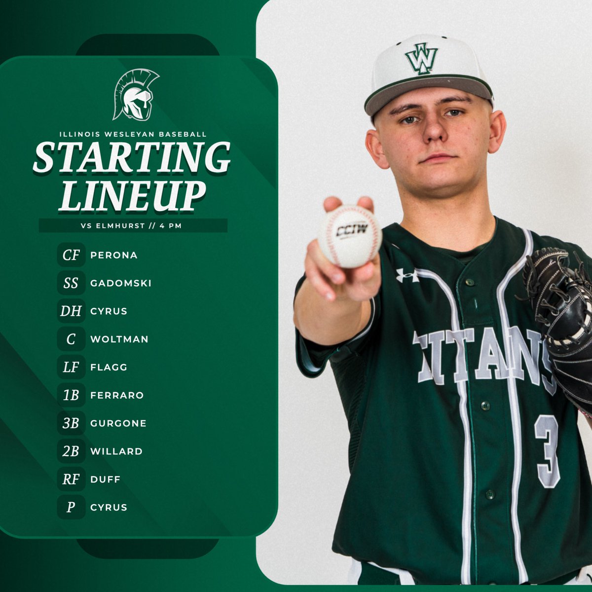 Illinois Wesleyan Baseball (@BaseballIWU) on Twitter photo 2024-04-05 20:30:51