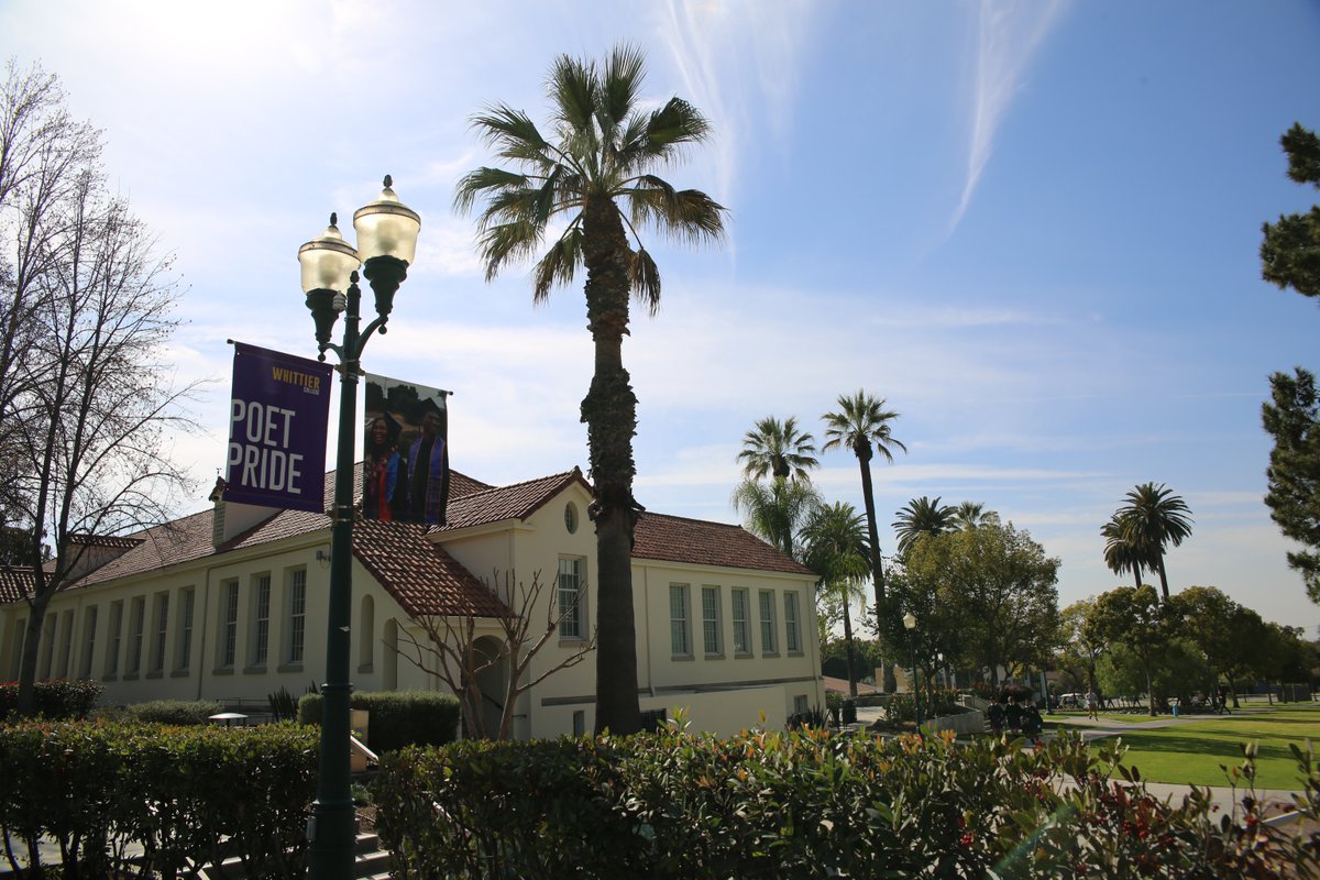 Tomorrow is the first of two Admitted Students Days! Explore Whittier’s campus, meet current students, and discover future opportunities. For more info: whittier.edu/admission/admi…