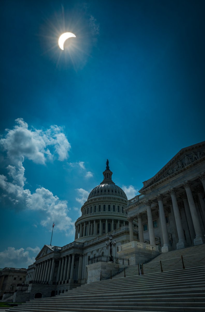 Repost if you were at the U.S. Capitol for the 2017 #Eclipse... See you Monday? 😎