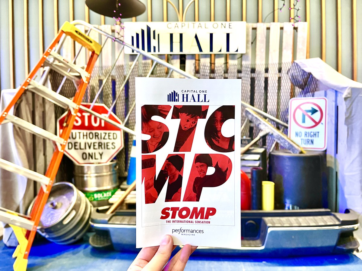 Drumroll, please 🛢️ tonight is opening night of Stomp at Capital One Hall, and we're excited to share 30 years of this show's rhythm, energy, and creativity with you! Check out our Stomp inspired photo op and tag us in your photos so we can potentially re-post 📸