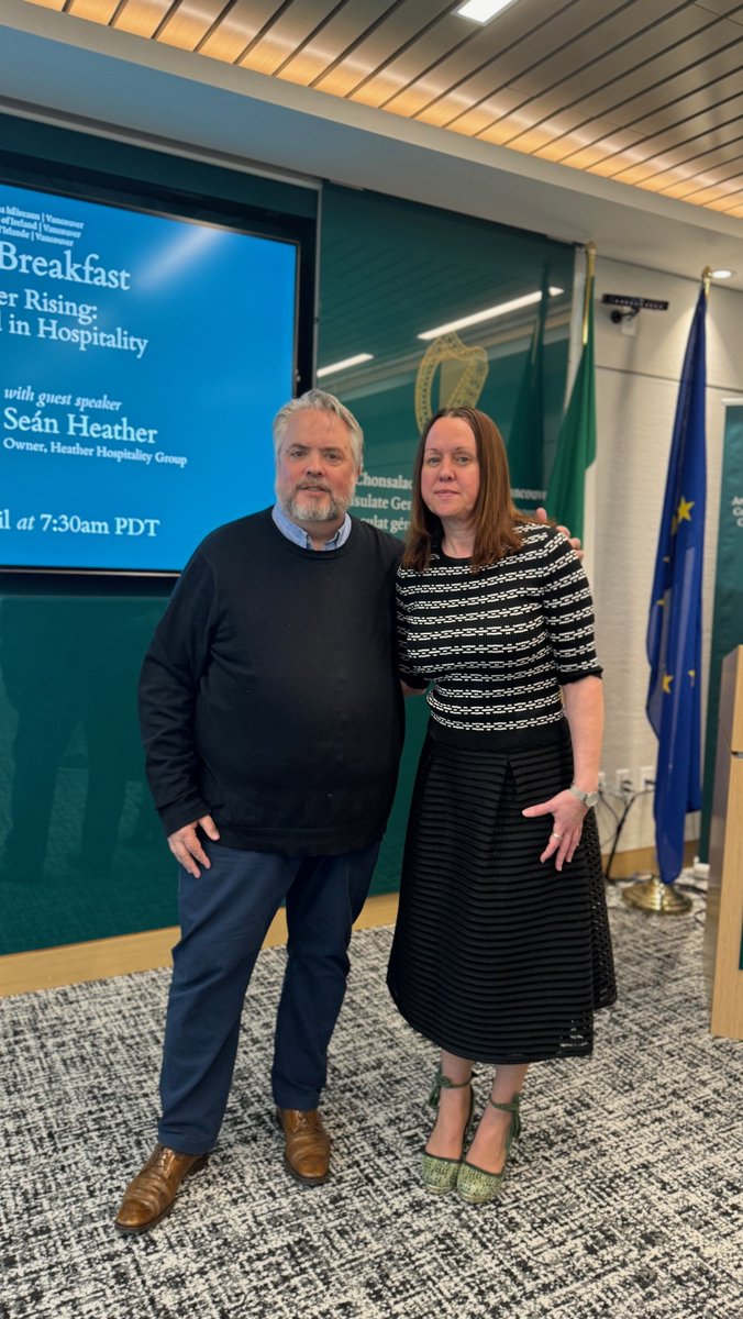 A huge thank you to our April Business Breakfast guest speaker, Seán Heather. Seán shared trail-blazing journey in the hospitality industry over the past 27 years. We also got to see a trailer for 'The Heather Rising”, an upcoming documentary that Seán will be the subject of.
