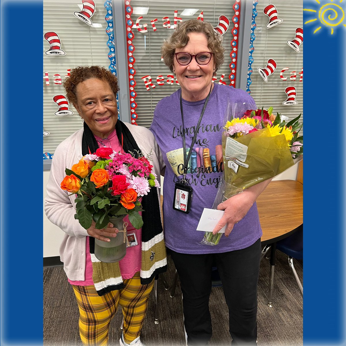 Lake Ridge Elementary (@lrelonghorns) on Twitter photo We celebrated Mrs. Dekle and Ms. Hyson for Librarian Appreciation Day! We are so elated to have two amazing librarians!! They go above & beyond to create memorable experiences for our scholars through literature. <a href="/cedarhillisd/">Cedar Hill ISD</a> <a href="/LoweTyesha/">Tyesha Smith Lowe</a> <a href="/deklt/">Tami Dekle</a> We celebrated Mrs. Dekle and Ms. Hyson for Librarian Appreciation Day! We are so elated to have two amazing librarians!! They go above & beyond to create memorable experiences for our scholars through literature. <a href="/cedarhillisd/">Cedar Hill ISD</a> <a href="/LoweTyesha/">Tyesha Smith Lowe</a> <a href="/deklt/">Tami Dekle</a>