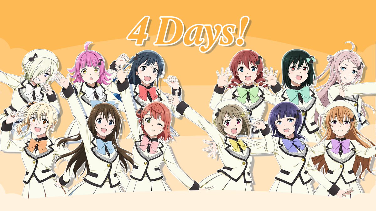 LL_Countdown's tweet photo. 4 Days Until the release of Nijiyon 2nd Season Theme Song!

11 Days Until the release of Hasu no Sora 2nd Mini Album!

18 Days Until the release of Liella Subunits Singles!

32 Days Until the release of YYY 2nd Single! https://t.co/5sGmyx73Wb