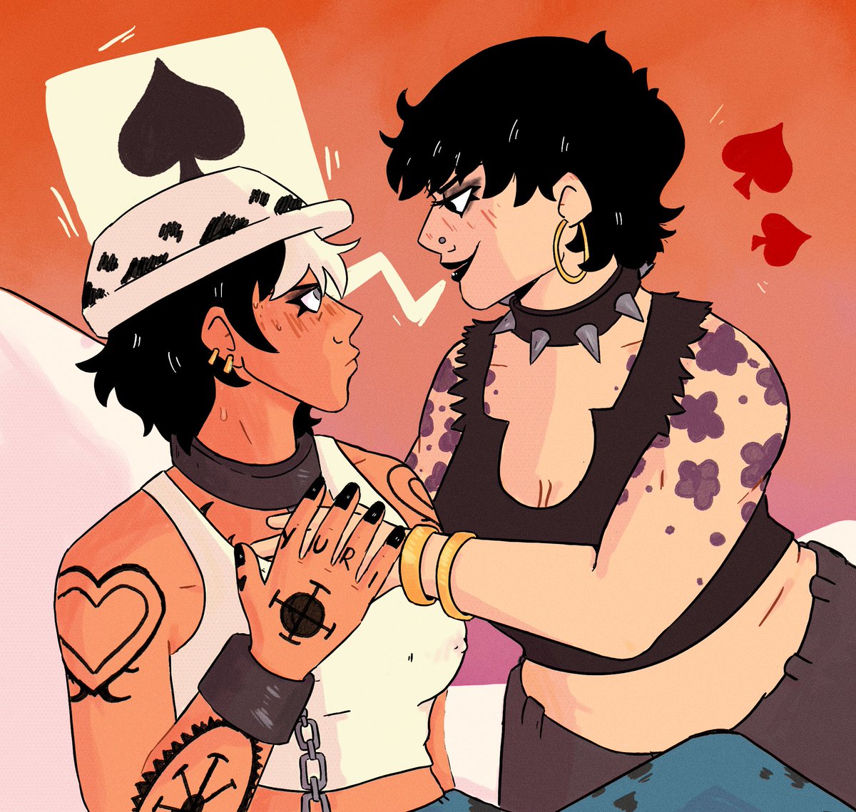 bestie had paperwork to do and I promised her to draw femlaw x doll for her if she managed to do it in time. isn't one piece about the power of friendship after all 

#onepiece