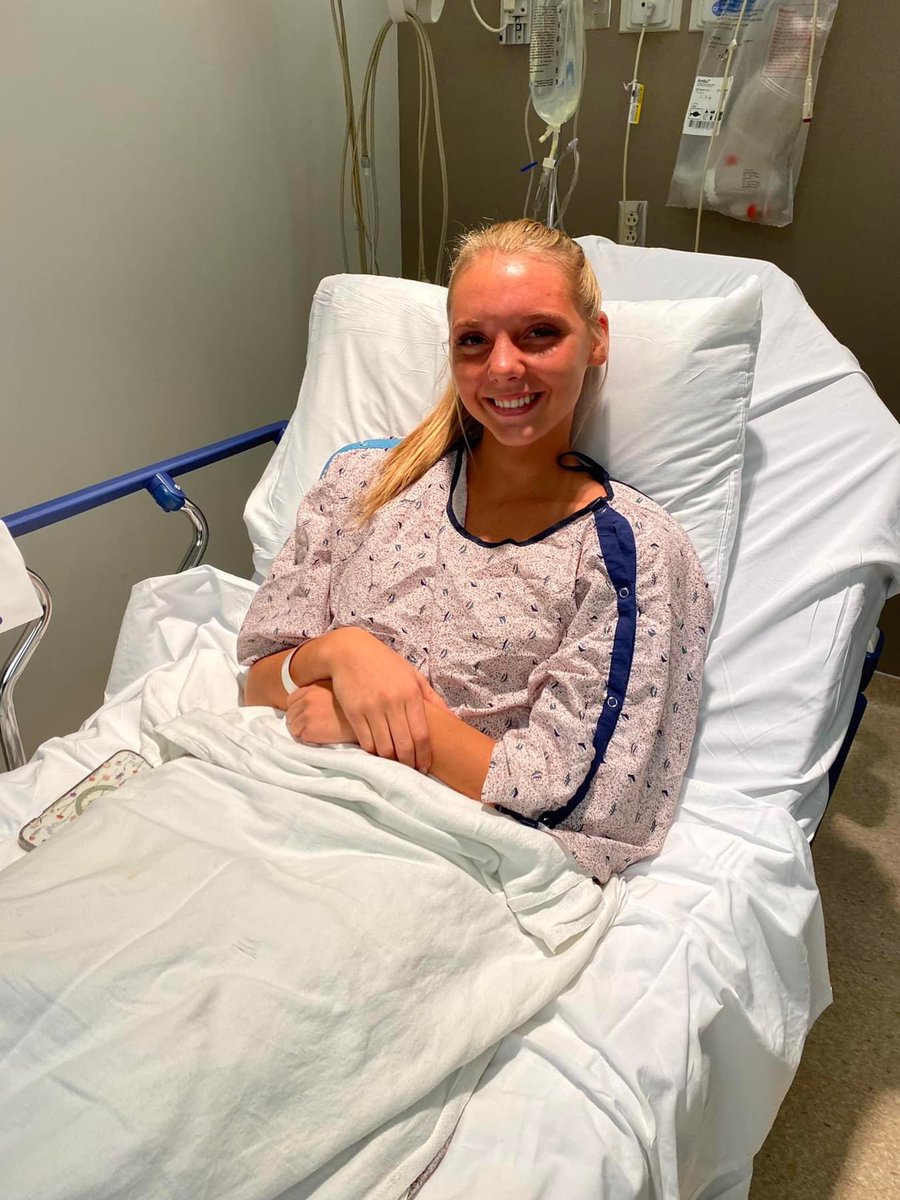 Had a great surgery today for my knee, everything went well and I couldn’t ask for better staff! Now time to get back and recover. ❤️ @ECNLgirls @HoundsAcademy @ImYouthSoccer @TheSoccerWire @PrepSoccer