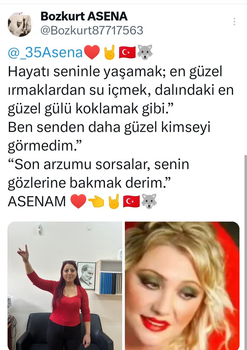 @_35Asena ♥️🇹🇷🤘🐺 Kalbi güzel olan, içinde güzel dualar büyütür. Allah duası çok olanı güzel sonlara götürür. Rabbim bizleri dua eden, dua alan, duası kabul olanlardan eylesin. Kadir gecemiz Mübarek olsun.🤲🏻 ASENAM ♥️🐺🇹🇷🤘