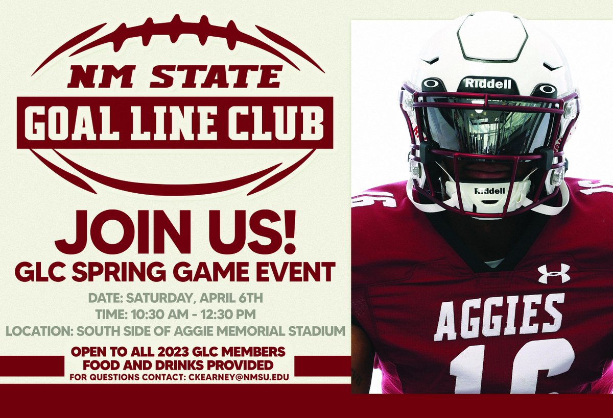 𝗚𝗢𝗔𝗟 𝗟𝗜𝗡𝗘 𝗖𝗟𝗨𝗕 𝗠𝗘𝗠𝗕𝗘𝗥𝗦🚨 See you tomorrow at the spring game!