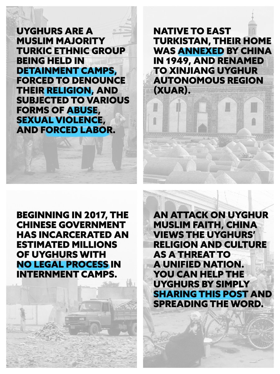 The staggering number of Uyghurs subjected to detention, forced labor, and cultural erasure underscores the urgency for global attention and action. You can make a difference by demanding action here: disruptinggenocide.com/take-action/ #DisruptingGenocide