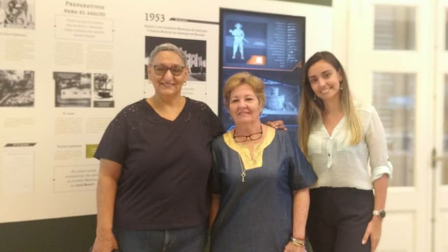 Visita el #CentroFidelCastroRuz la presidenta de Federación Democrática Internacional de Mujeres, Lorena Peña Mendoza.