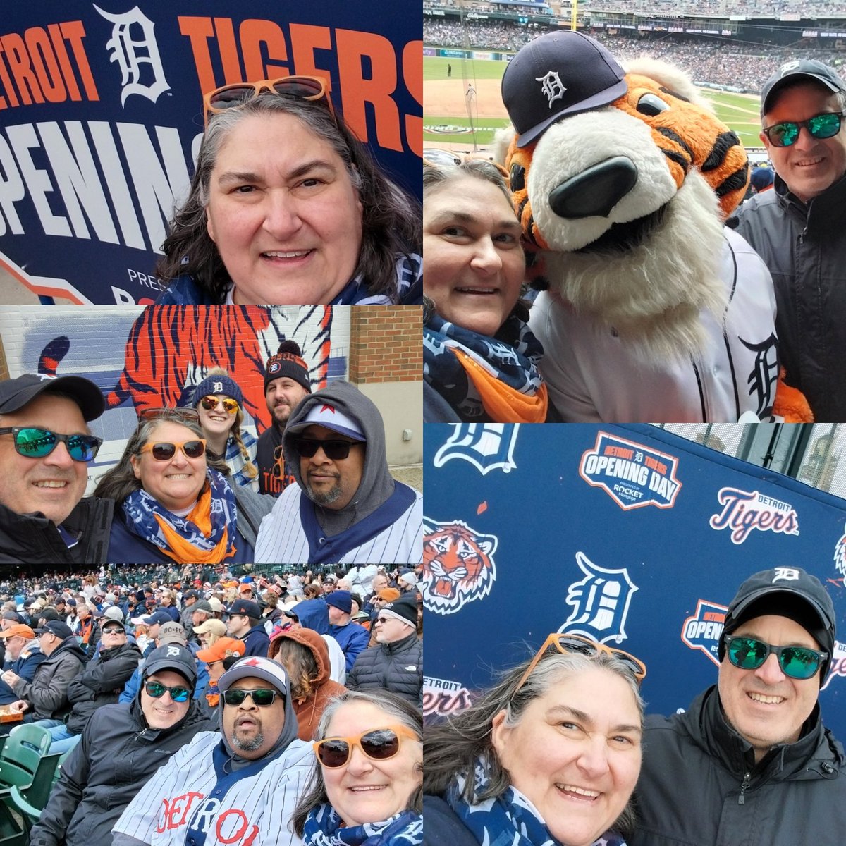 Opening day in the D with my family and @PAWSDetroit Let's go Tigers! @infinitah @mgunk1 #tigerswin #DetroitTigers #detroitroots