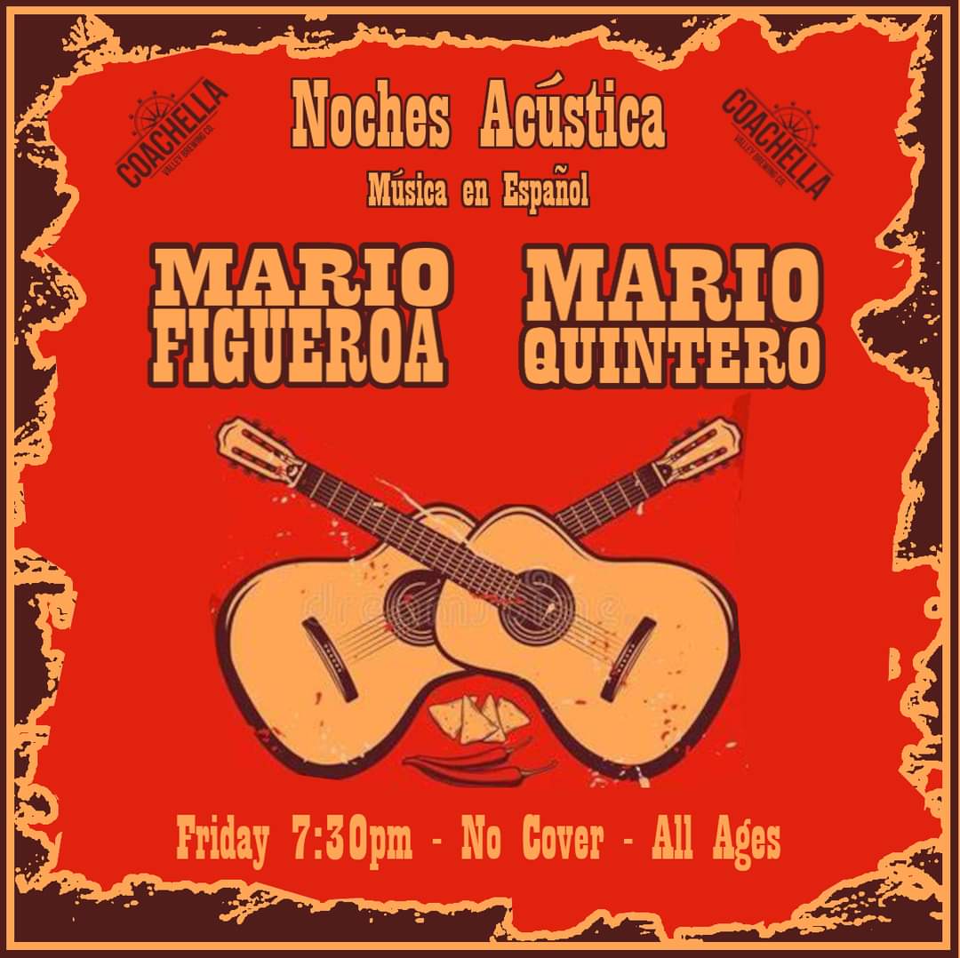 It's a Super Mario Friday! Mario y Mario at Noches Acoustica! 730! Food by Kuma