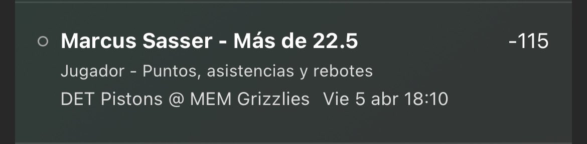 GMx_Picks's tweet photo. #ApuestasConValorGMx | #NBA              

🧪 M. Sasser Over 22.5 PRA [-115]

Todos mis picks por acá: https://t.co/abmXZ90eKT

Apuesta con responsabilidad. 

#NBAPicks #NBABets #NBAX              #NBATwitter #NBAPredictor #TwitterApuestas #APUESTAS #apuestasdeportivas #apuestasnba