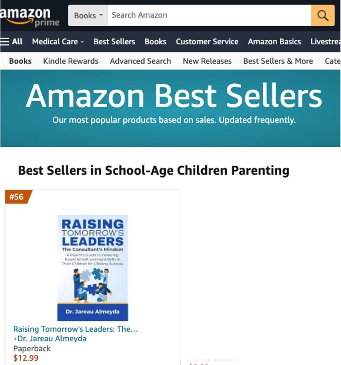 As we close out the week, I wanted to thank everyone who supported me in this book release. Honestly, I had no idea where this would go. It's gone to number 56! I'm humbled by your support. 🙏 thank you thank you 

a.co/d/fhtXlxv

#parenting 
#BookRecommendations