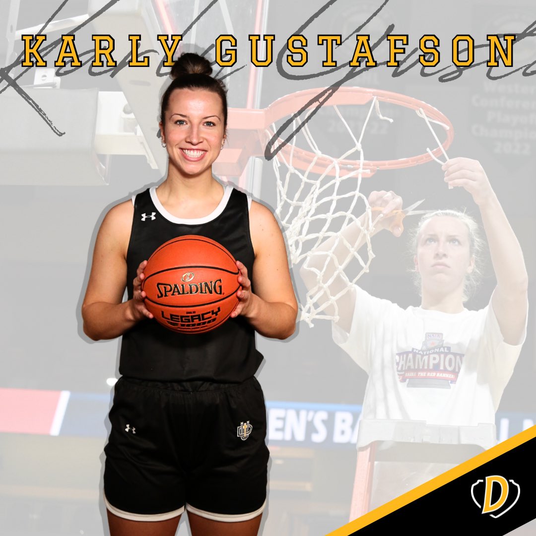 Thank you, Karly! 🏀⚔️ . 155 GP 1976 Points (1st All-Time) 1099 Rebounds (1st All-Time) 312 Assists 172 Steals 72 Blocks . 4x NAIA Scholar-Athlete 2x Academic All-District 5x All-GPAC 2x NAIA All-American ‘22 NAIA All-Tournament Team and Hustle Award Winner . National Champion