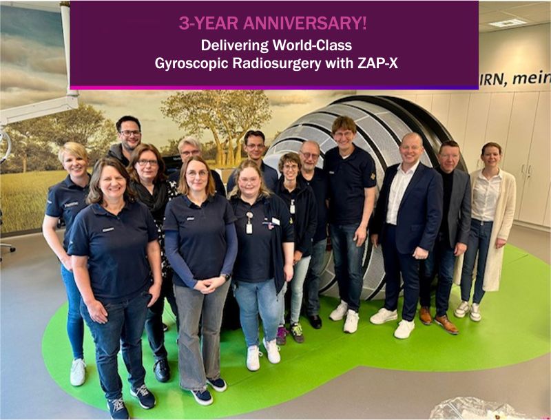 Congratulations to Prof. (UCPY) Dr. (PY) Peter Douglas Klassen and the clinical team at Bonafatius Hospital in Lingen Germany!

#roboticsurgery #radiosurgery #neurosurgery #braintumors #stereotacticradiosurgery #radiationtherapy #medtech #ZAPX  #medicalphysics