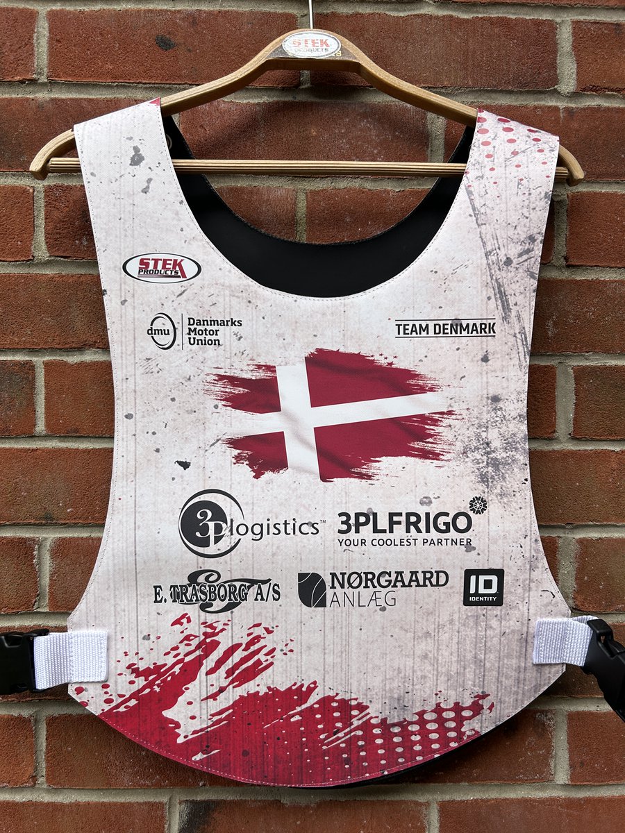 StekProducts's tweet photo. Latest set of race jackets to leave the workshop. Thank you Team Denmark, and good luck this season 🏁 https://t.co/hWzka4Pe8w