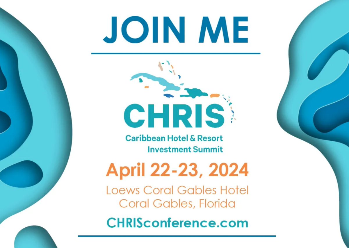 Join us at CHRIS! CHTA will be at the Caribbean Hotel & Resort Investment Summit in Coral Gables, FL, April 22-23, 2024, connecting with investors and developers. Learn more: ➡️ burba.com/CHRIS #CHTA #CaribbeanInvestment #CHRIS2024