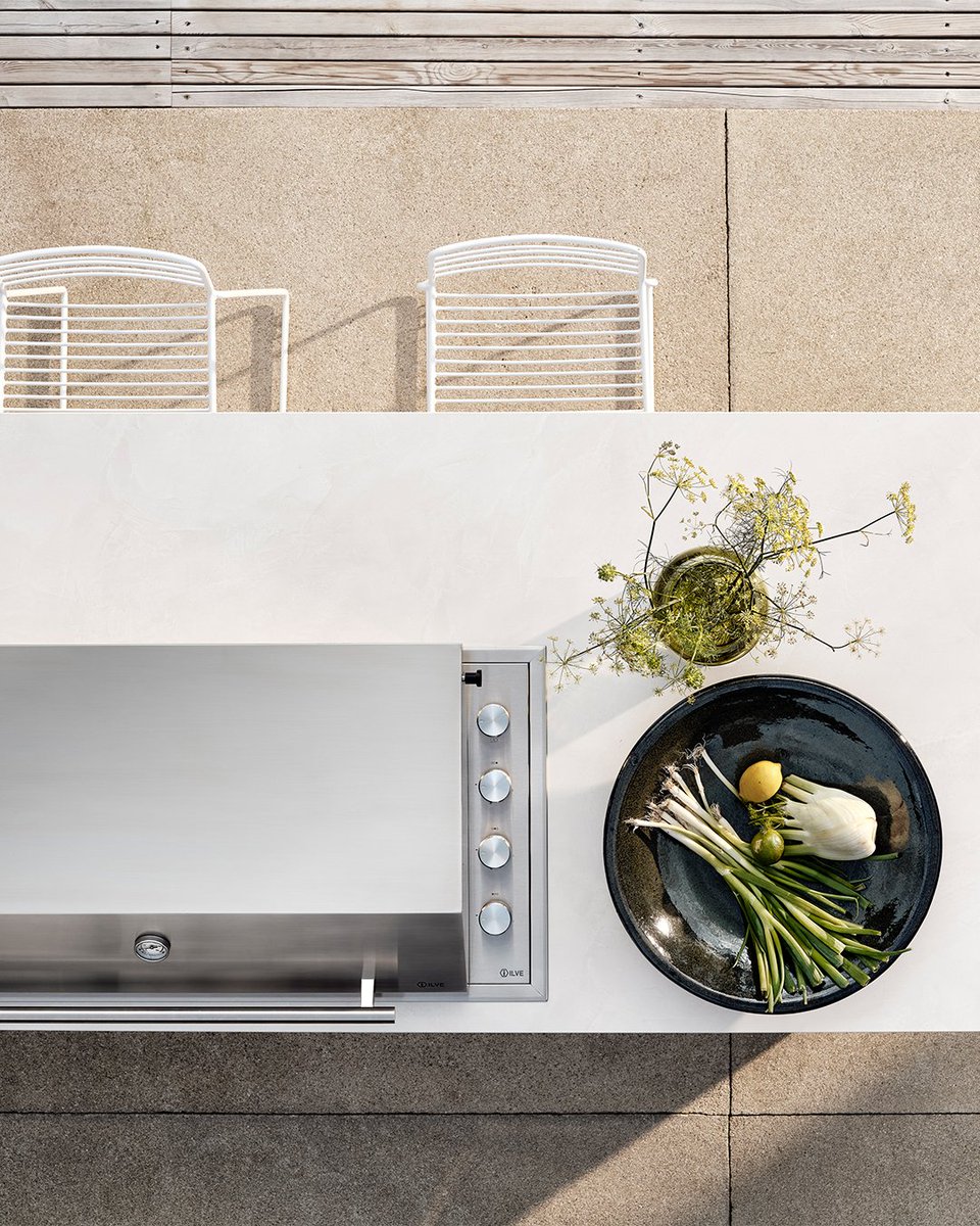 Dekton Albarium offers endless opportunities. This off-white, matte surface is perfect for indoor or outdoor areas, with unique color gradations in natural light. See more from Dekton by visiting cosentino.com.