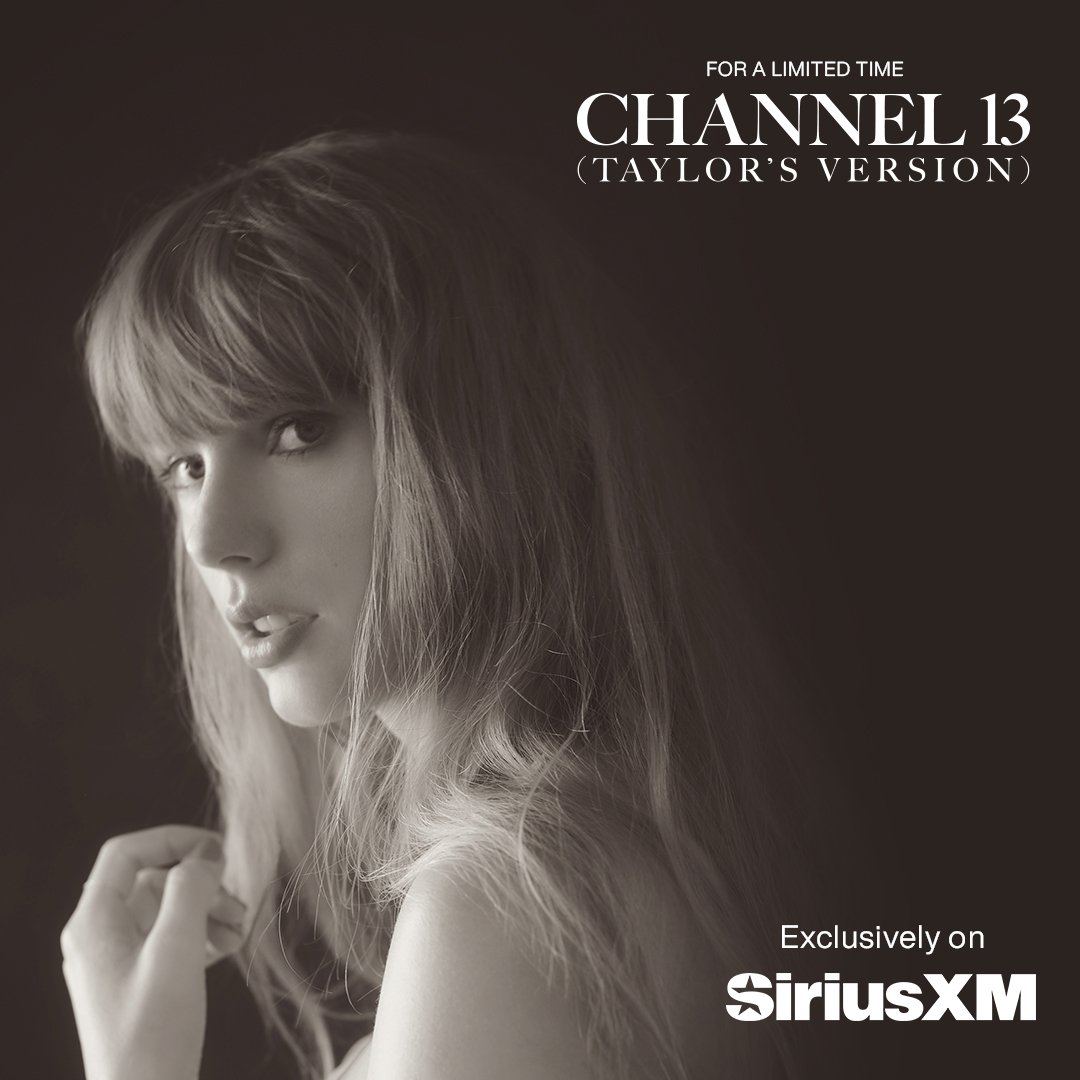 The wait is OVER! Channel 13 (Taylor's Version) is on now. 🤍 sxm.app.link/Channel13