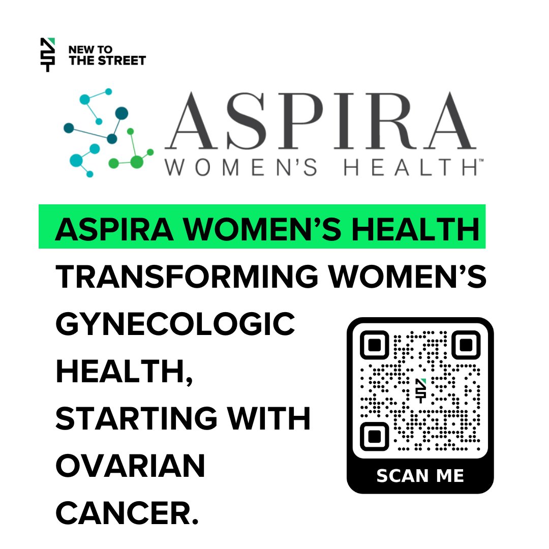 Empowering women's health with groundbreaking advancements! 💪 @AspiraWH Aspira Women's Health is revolutionizing gynecologic healthcare, starting with a focus on ovarian cancer. 🌟@vincemedia1 Watch the full interview here⬇️⬇️⬇️ youtube.com/watch?v=PcQZMN… #HealthInnovation