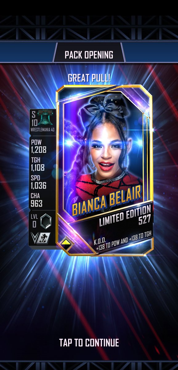 Ininjaaz1's tweet photo. HERE WE GO #WWESuperCard https://t.co/cuyw5StLHt