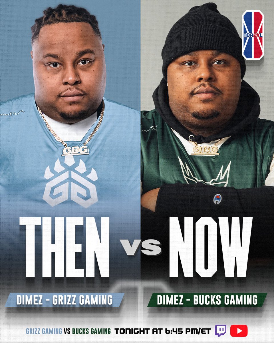 .@DatBoyDimez is looking to help his @BucksGG squad advance in the SWITCH OPEN as he takes on his former team @GrizzGaming! 🕕: 6:45 PM/ET (Broadcast starts at 6) 💻: twitch.tv/nba2kleague