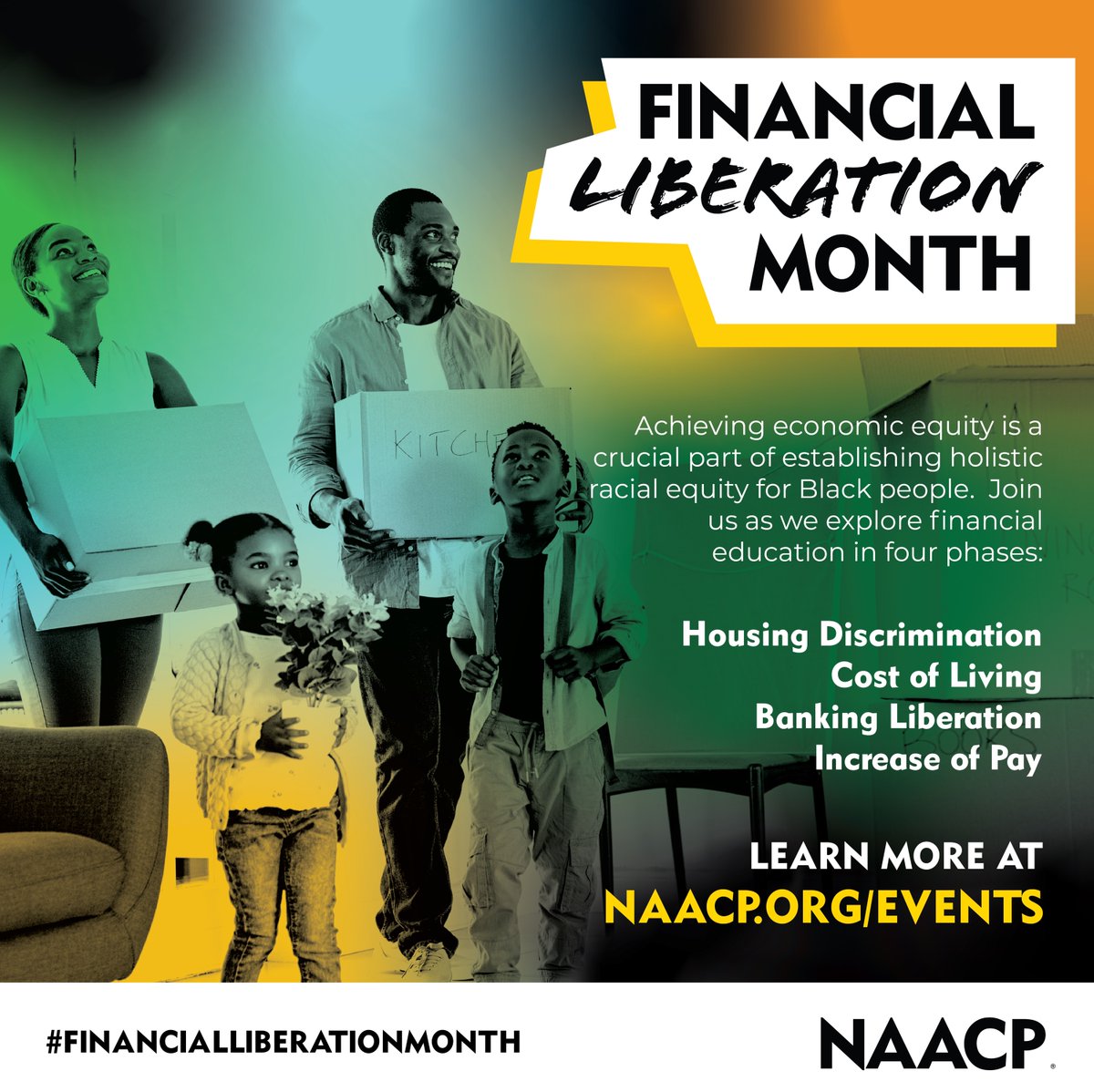 Join us all month long for #FinancialLiberationMonth as we address the critical financial issues affecting our community and how these areas play a role in the fight for student debt cancellation and economic mobility for Black and Brown communities. 🔗: bit.ly/4aJzAKM