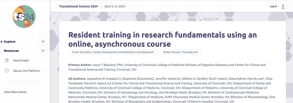 From this weeks conference <a href="/ACTScience/">ACTS</a> #TS24Vegas  Great work from the <a href="/OBHBrookdaleIM/">Brookdale University Hospital IM Residency Program</a> Research Team 💡📚🔬 Proud of our Resident Research Leads we started to promote collaboration in scholarly work

w. the one &amp; only <a href="/DrRuchiYadav76/">Ruchi Yadav</a>   

Check it out 👇events.rdmobile.com/Lists/Details/…