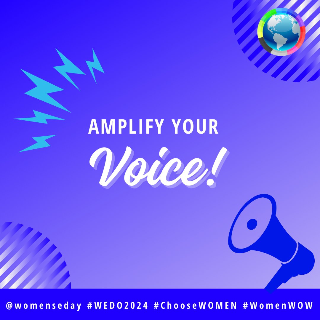 Amplify your voice! #Womanpreneur #DreamBig #WomenWOW