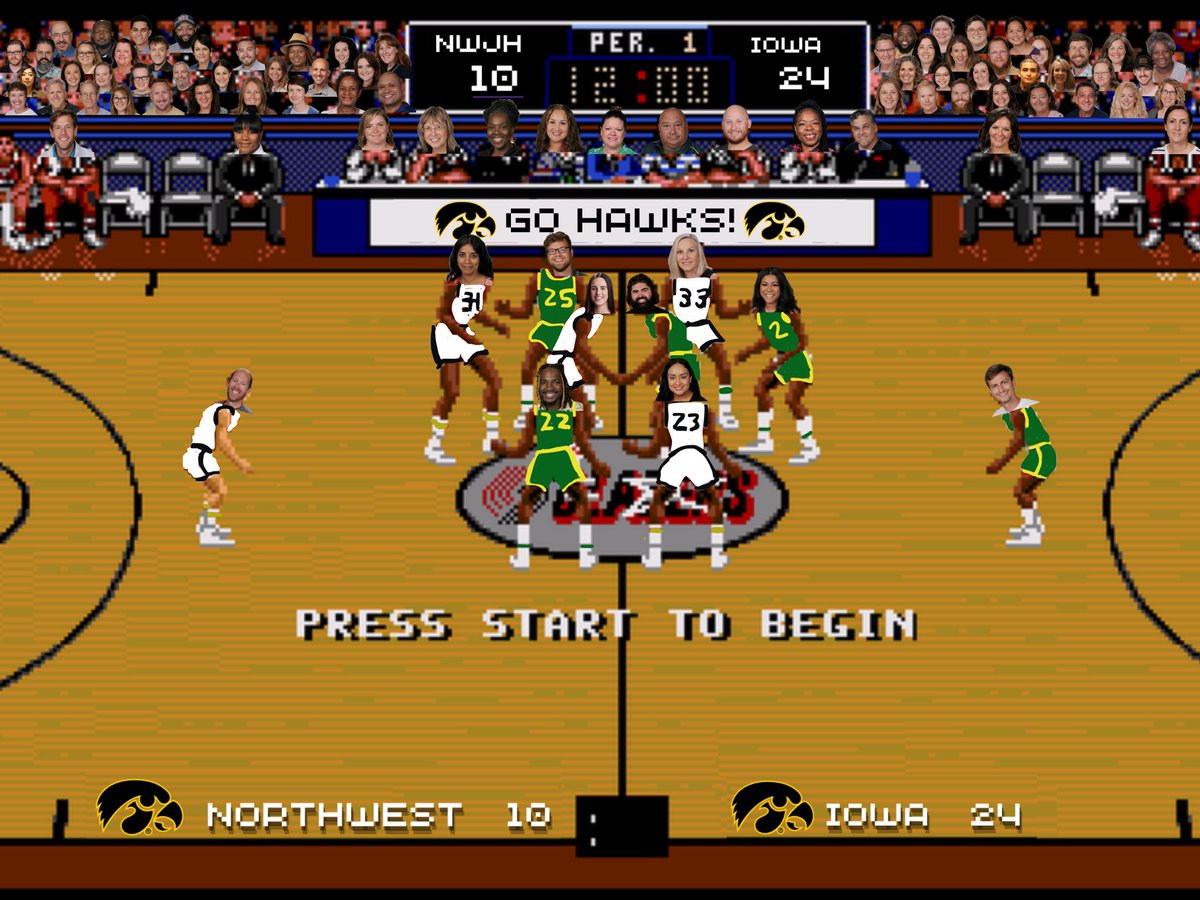 Our team here at NW is ready to support ⁦<a href="/IowaWBB/">Iowa Women's Basketball</a>⁩!!
⁦<a href="/IowaCitySchools/">Iowa City Schools</a>⁩