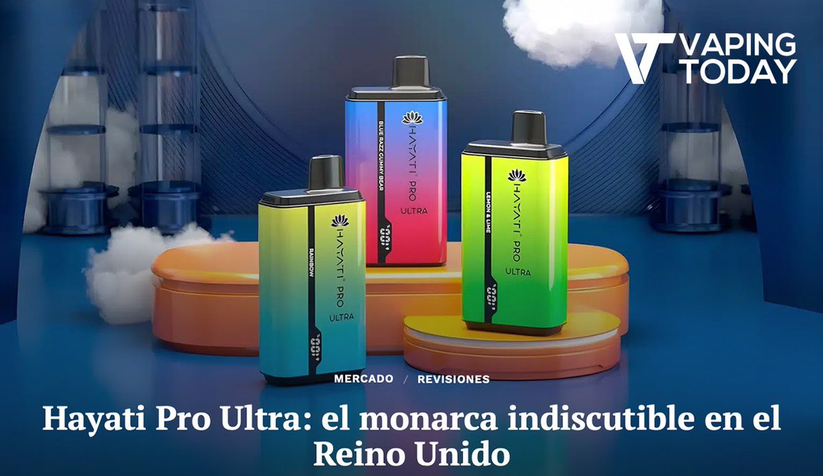 TodayVaping's tweet photo. #LoMásNuevo La integración de características innovadoras, precios asequibles y excelente calidad de sabor de Hayati desafía el estándar establecido para los vaporizadores desechables.
Puedes leer más sobre esta aquí: https://t.co/2WKXMOwCHn
#VapingToday #periodismo https://t.co/fYCzbyn856