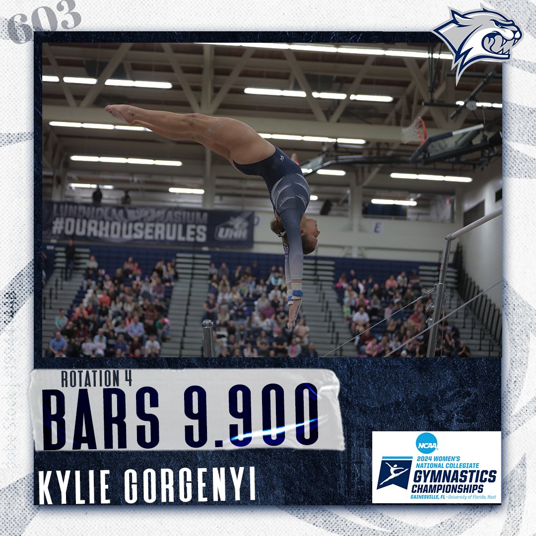 KG saving her very best for her very last - a 9.900 on bars to close an amazing meet! Meet Day Central ➡️ tinyurl.com/4n9jkn8v #BeTheRoar #Legacy48