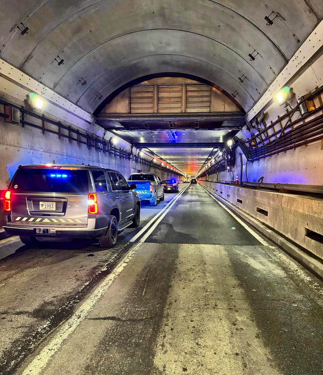 MSPTroopers's tweet photo. Earlier today at approximately 1:00 PM our Troopers along with MassDOT responded to reports of a tractor-trailer that had become stuck in the Sumner Tunnel in Boston. This caused massive traffic delays, however as of 4:30 PM the truck had been removed and the right lane reopened. The left lane will remain closed until inspectors can review any damage.